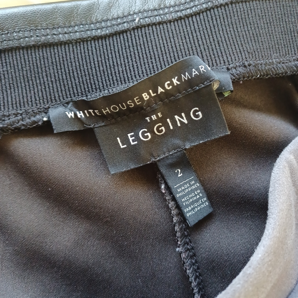 {White House Black Market} The Legging Vegan Suede Pants - Picture 3 of 7